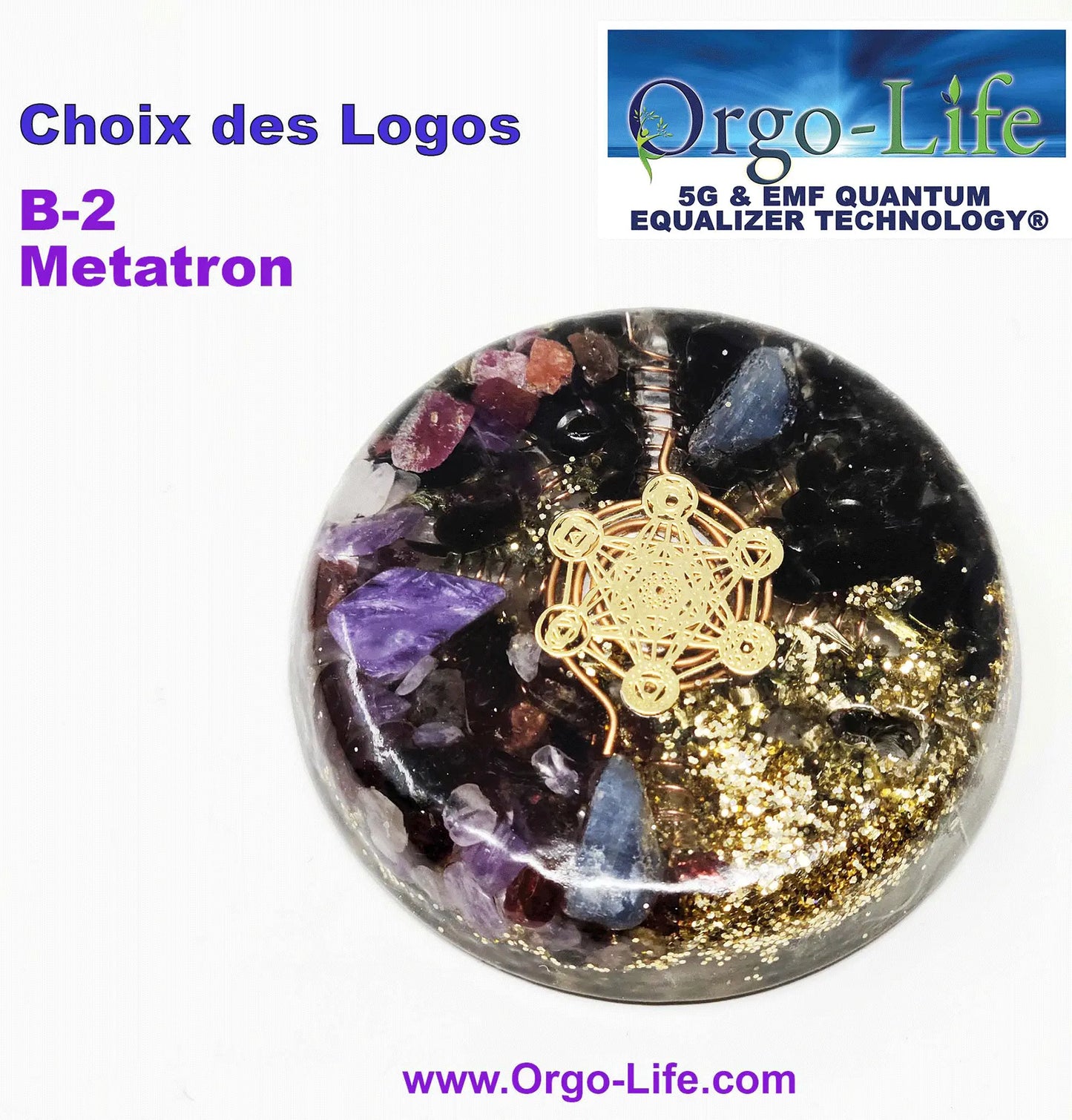 Collier « SUPPER WARRIOR » (avec 8 cristaux himalayens )UL-3440 NEWBEWORLD