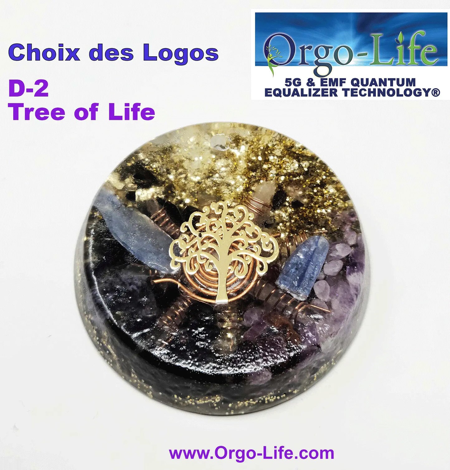 Collier « SUPPER WARRIOR » (avec 8 cristaux himalayens )UL-3440 NEWBEWORLD